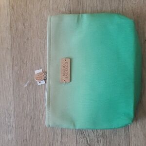 Cosmetic Bag Make Up Pouch Ombre Green Mario Badescu New Tags